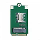 M.2 to PCIe 4G/5G Adapter with SIM Card Slot for Quectel/Fibocom [4230]
